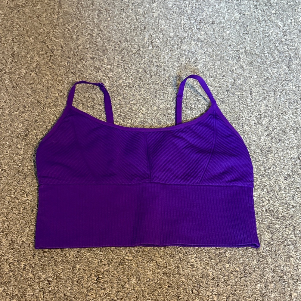 PINK ACTIVE Purple Bralette/workout top